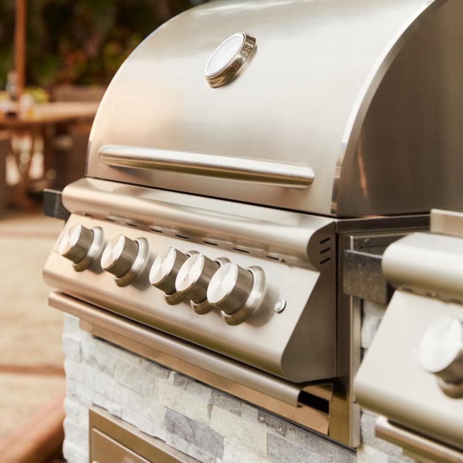 Blaze Premium LTE+ Marine Grade 32" 4-Burner Propane Gas Grill w/ Rear Infrared Burner & Lift-Assist Hood (BLZ-4LTE3MG)