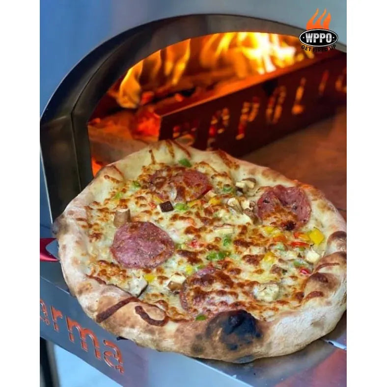 WPPO Karma 32" Stainless Steel Wood Fired Outdoor Pizza Oven