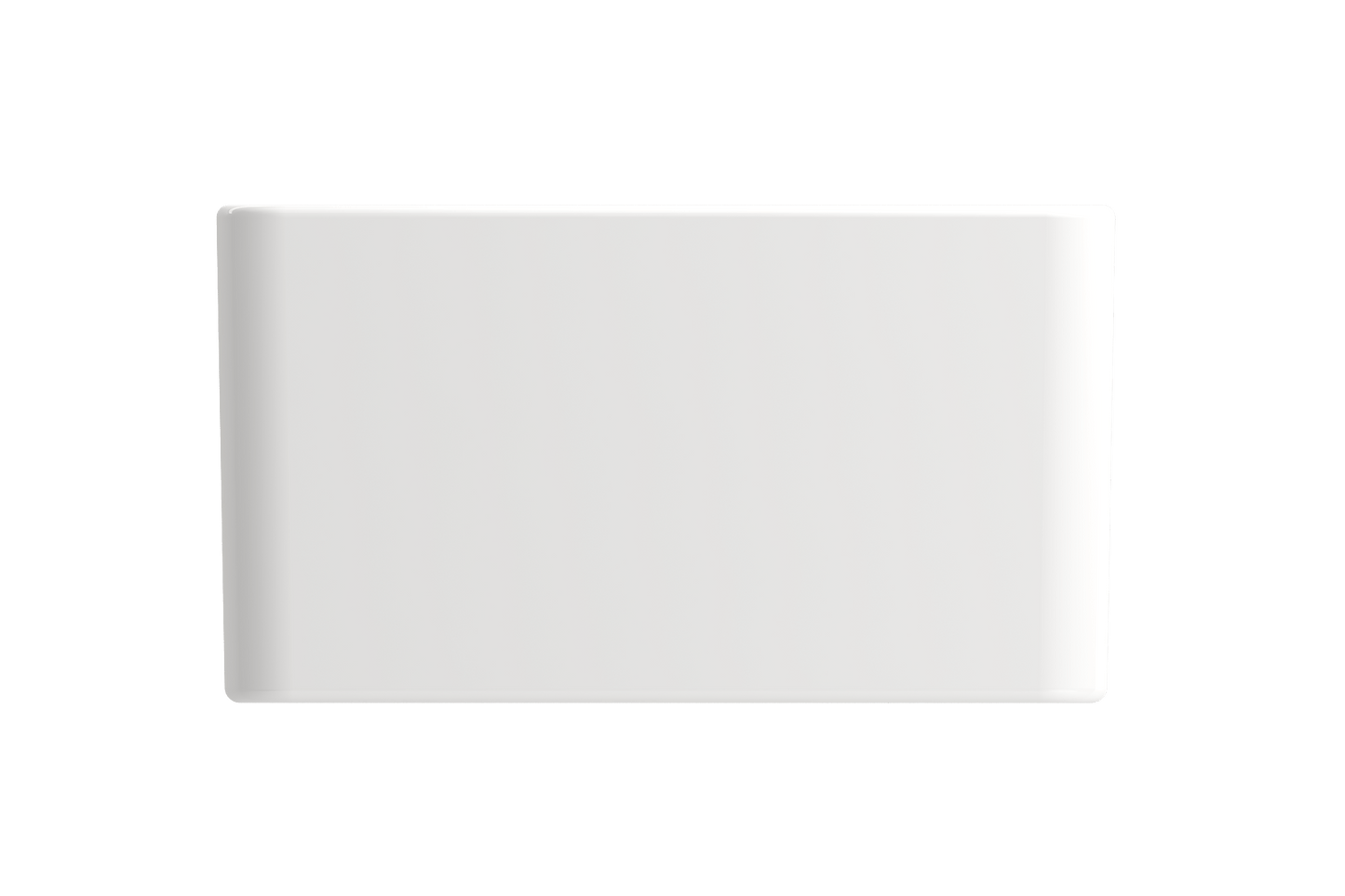 BOCCHI CLASSICO 24" Fireclay Farmhouse Single Bowl Kitchen Sink with protective bottom grid and strainer