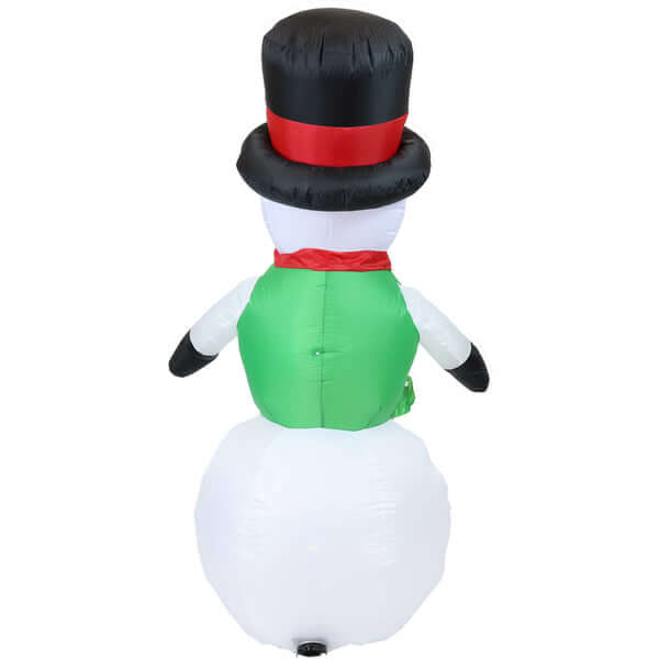 7' Holly Jolly Snowman- Inflatable Christmas Decoration