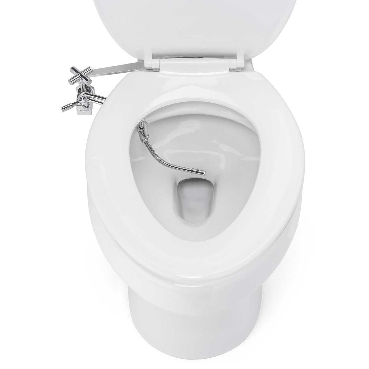 Brondell Side-Mounted Bidet Attachment with Adjustable Spray Wand