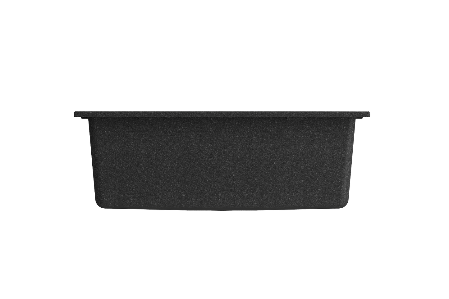 CAMPINO UNO 24" Single Bowl Dual Mount Granite Kitchen Sink with Strainer