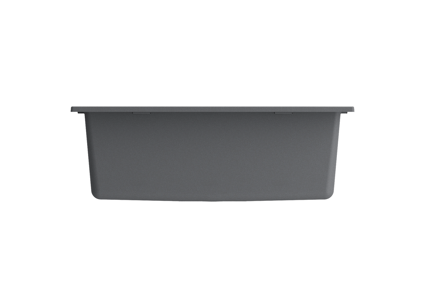 CAMPINO UNO 24" Single Bowl Dual Mount Granite Kitchen Sink with Strainer