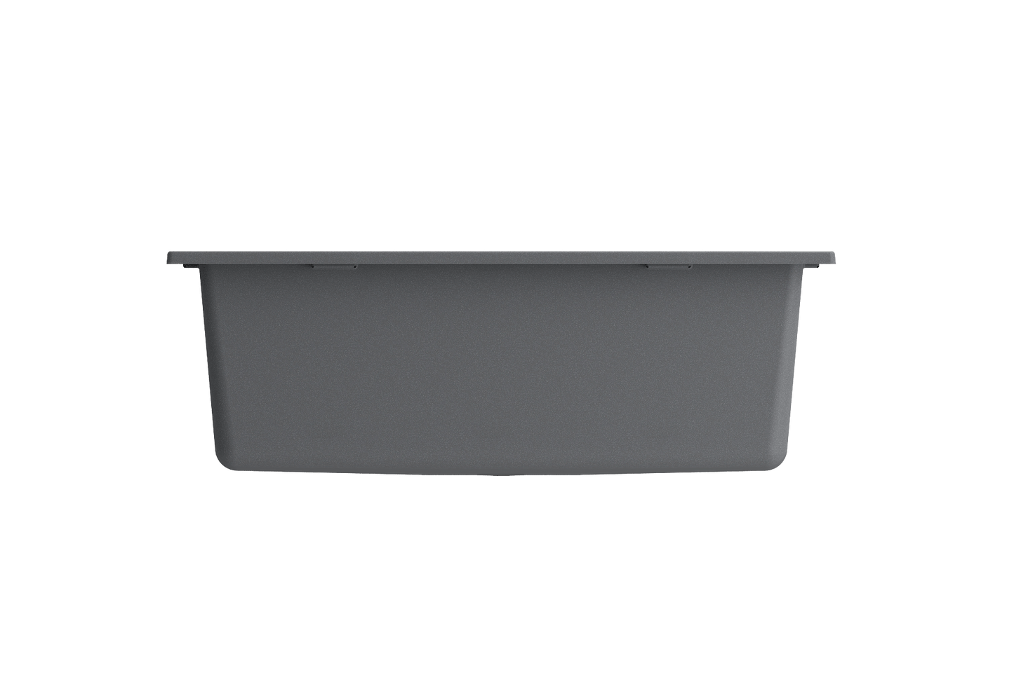 CAMPINO UNO 24" Single Bowl Dual Mount Granite Kitchen Sink with Strainer