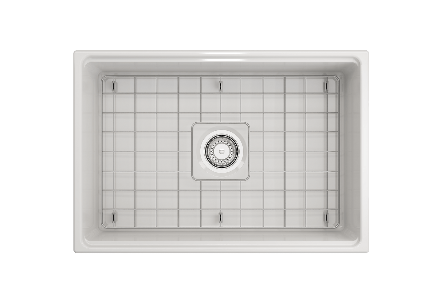 BOCCHI CONTEMPO 27" Single Bowl Kitchen Sink with Integrated Work Station & Accessories