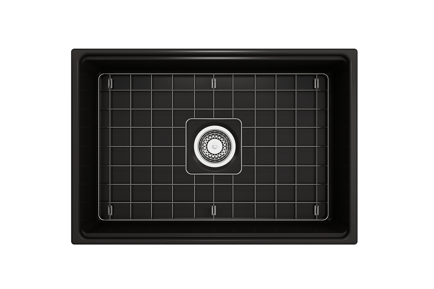 BOCCHI CONTEMPO 27" Single Bowl Kitchen Sink with Integrated Work Station & Accessories