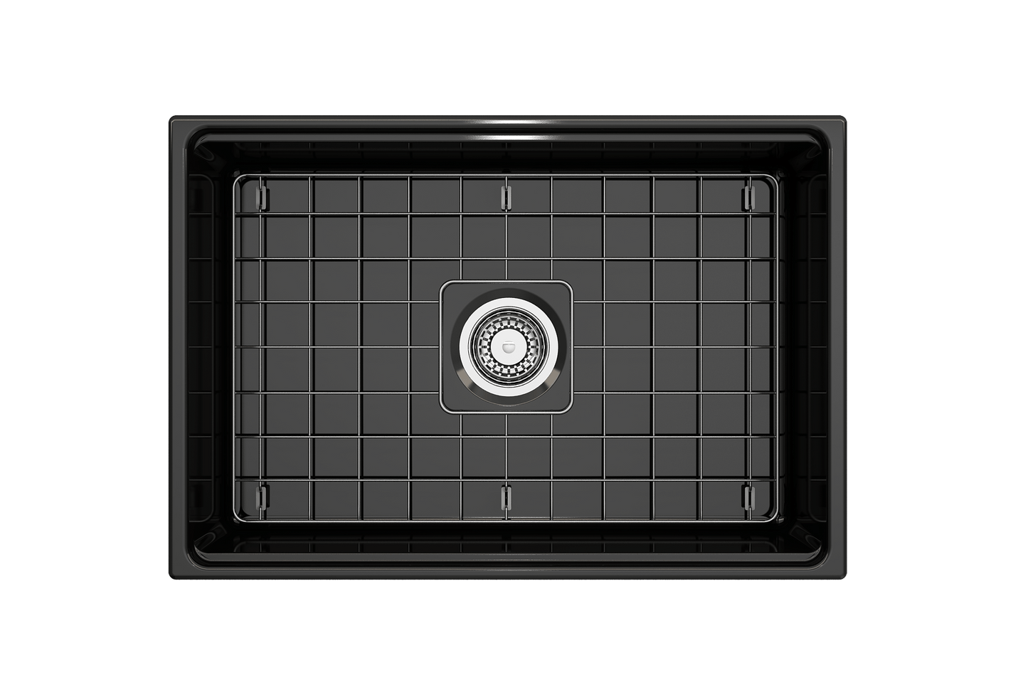 BOCCHI CONTEMPO 27" Single Bowl Kitchen Sink with Integrated Work Station & Accessories