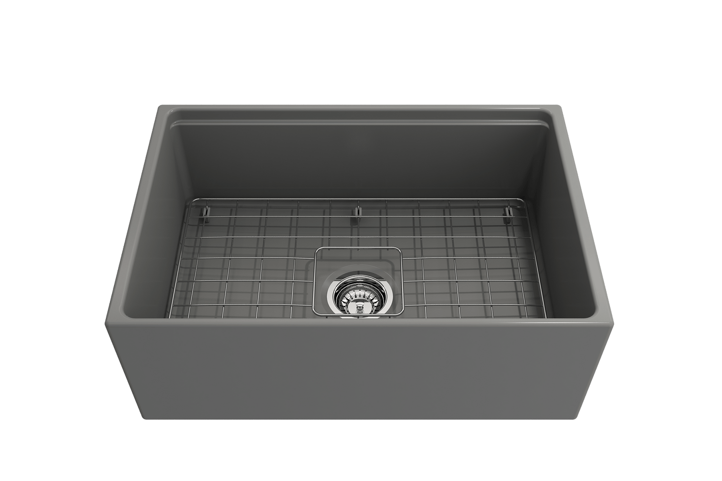 BOCCHI CONTEMPO 27" Single Bowl Kitchen Sink with Integrated Work Station & Accessories