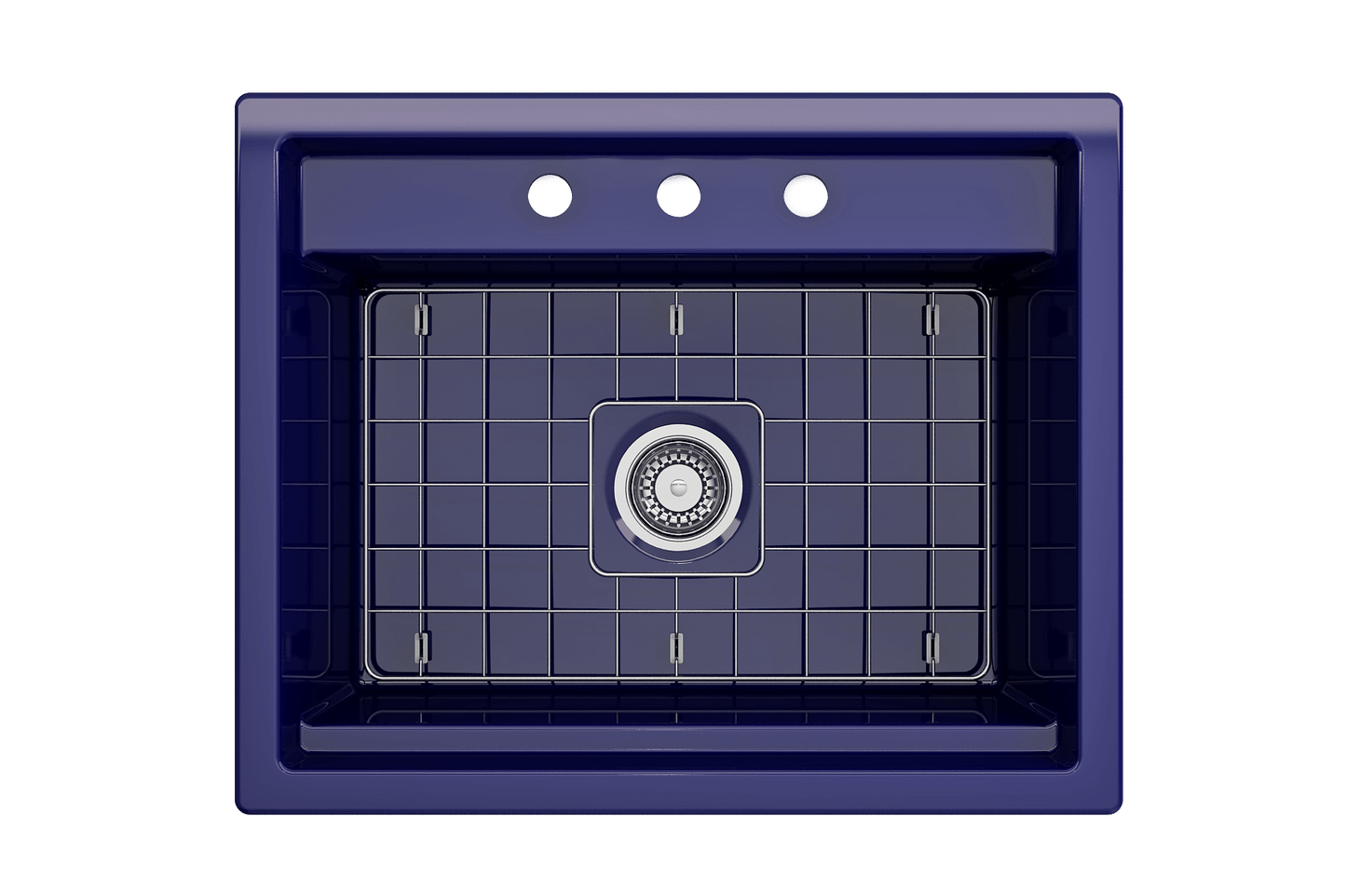 BOCCHI BAVENO UNO 27" Single Bowl Kitchen Sink with Integrated Workstation and Accessories