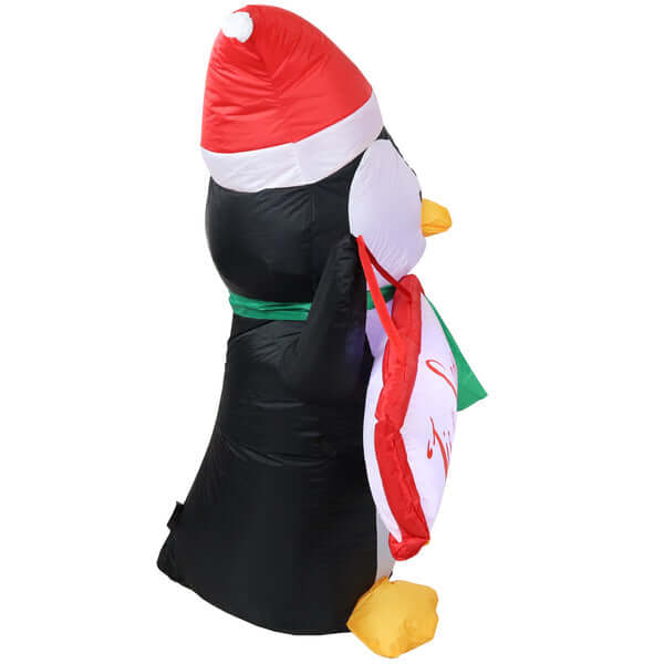 46.5" Jolly Holiday Penguin- Inflatable Christmas Decoration