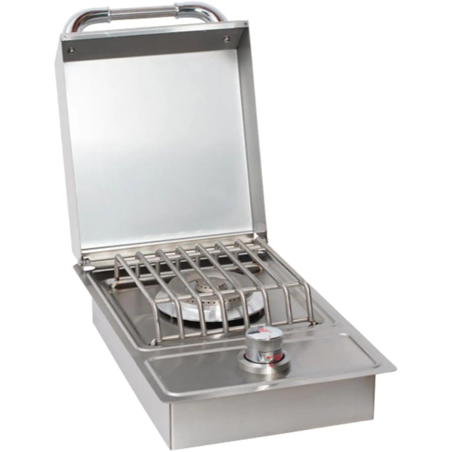 Bull Drop-In Single Side Burner W/ Stainless Steel Lid