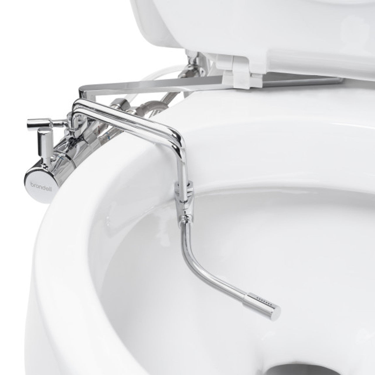 Side-Mounted Bidet Attachment with Adjustable Spray Wand, Dual Temperature