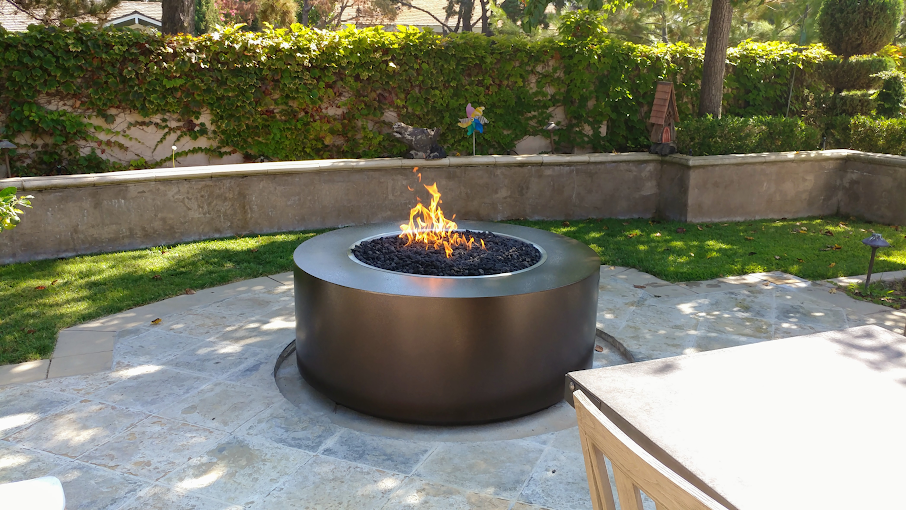 The Outdoor Plus Unity Steel Fire Pit - 24" Tall + Free Cover