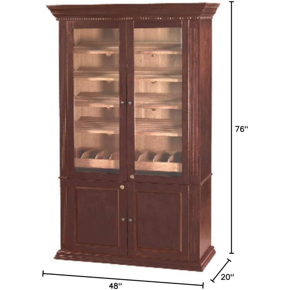 Humidor Supreme Commercial Humidor Cabinet | Holds 5000 Cigars