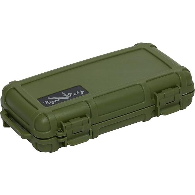 Cigar Caddy 5 Count Travel Humidor For Cigars