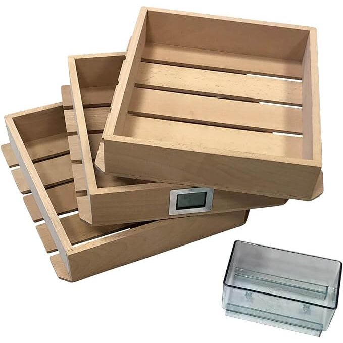 Clevelander Small Electric Humidor | Holds 250 Ct Cigars