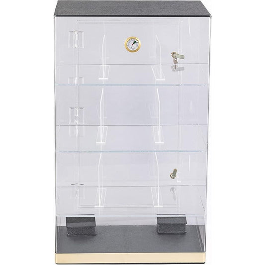 Roosevelt Acrylic Commercial Cigar Humidor Display | Holds 250 Cigars
