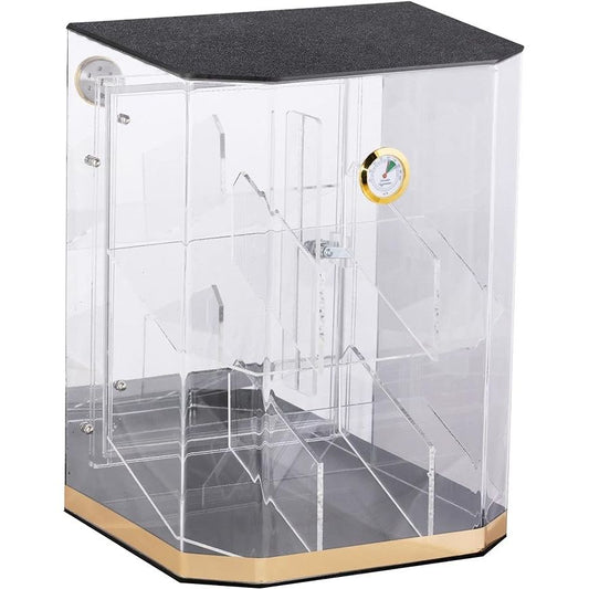Franklin Acrylic Commercial Cigar Humidor Display | Holds 150 Cigars