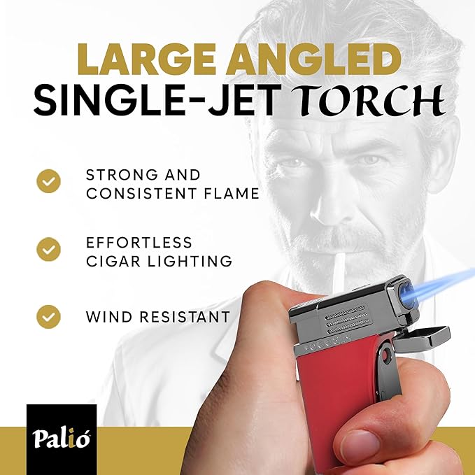 Palió Scorpius Angled Single Flame Torch Lighter