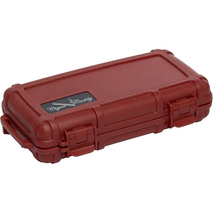Cigar Caddy 5 Count Travel Humidor For Cigars