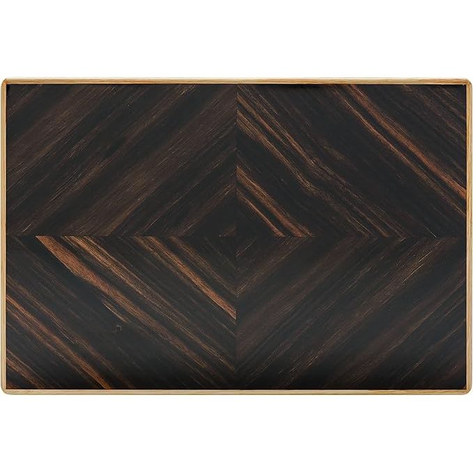 Basel Desktop Humidor with Maple wood and Ebony Veneer | Holds 75 Cigars