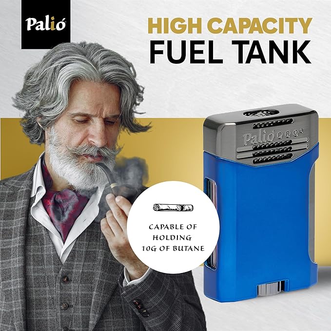Palió Antares Side Squeeze Dual Flame Torch Lighter
