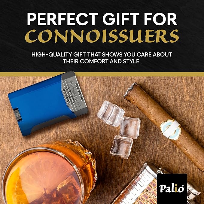 Palió Antares Side Squeeze Dual Flame Torch Lighter