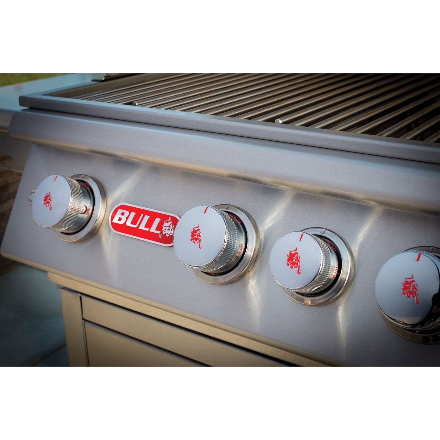 Bull Angus 30" Gas Grill | 4 Infrared Burners & Rotisserie Spit | Built-in or Freestanding on Cart