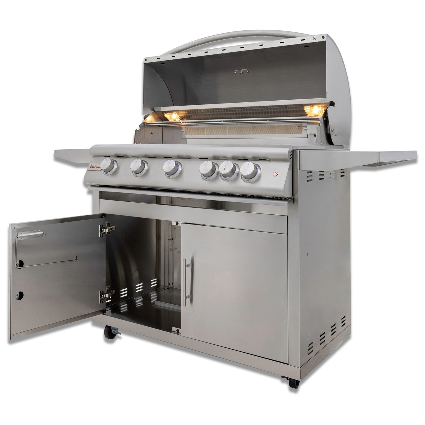 Blaze Premium LTE+ 40" 5-Burner Grill w/ Rear Infrared Burner & Lift-Assist Hood (BLZ-5LTE3)