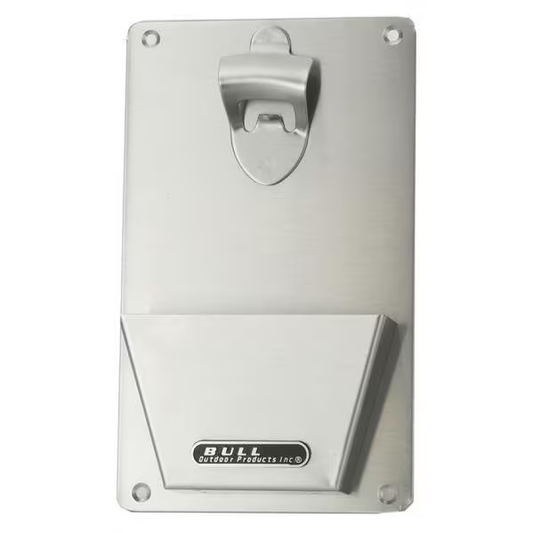 Bull 6-Inch Stainless Steel Bottle Opener With Catch