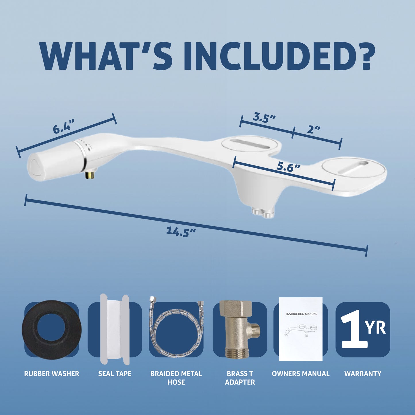The B Shower | Bidet Attachment For Toilets