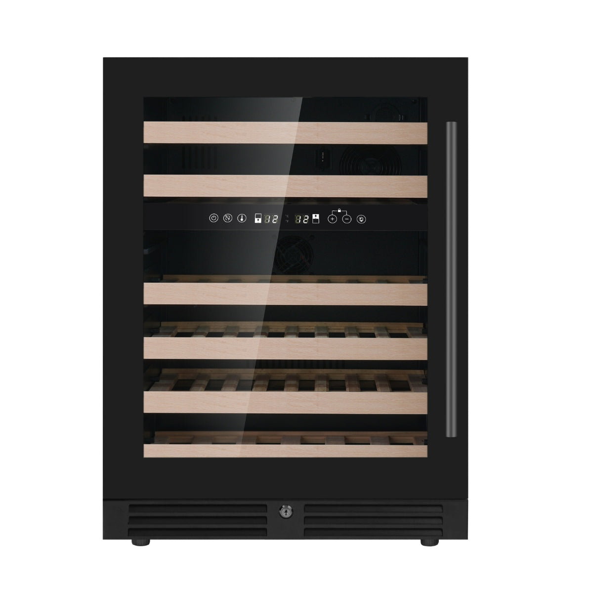 KingsBottle 24” Dual Zone Wine Cooler | Holds 46 Bottles | KBU145DX