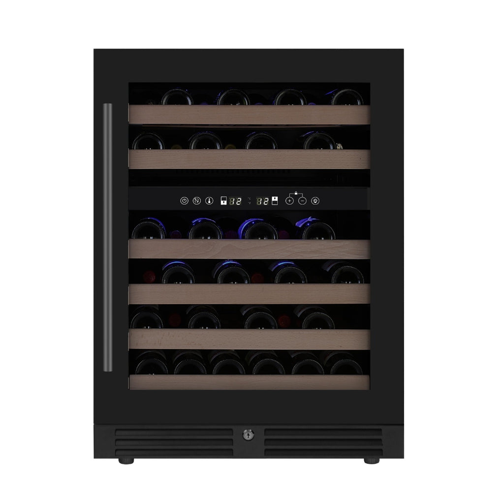 KingsBottle 24” Dual Zone Wine Cooler | Holds 46 Bottles | KBU145DX