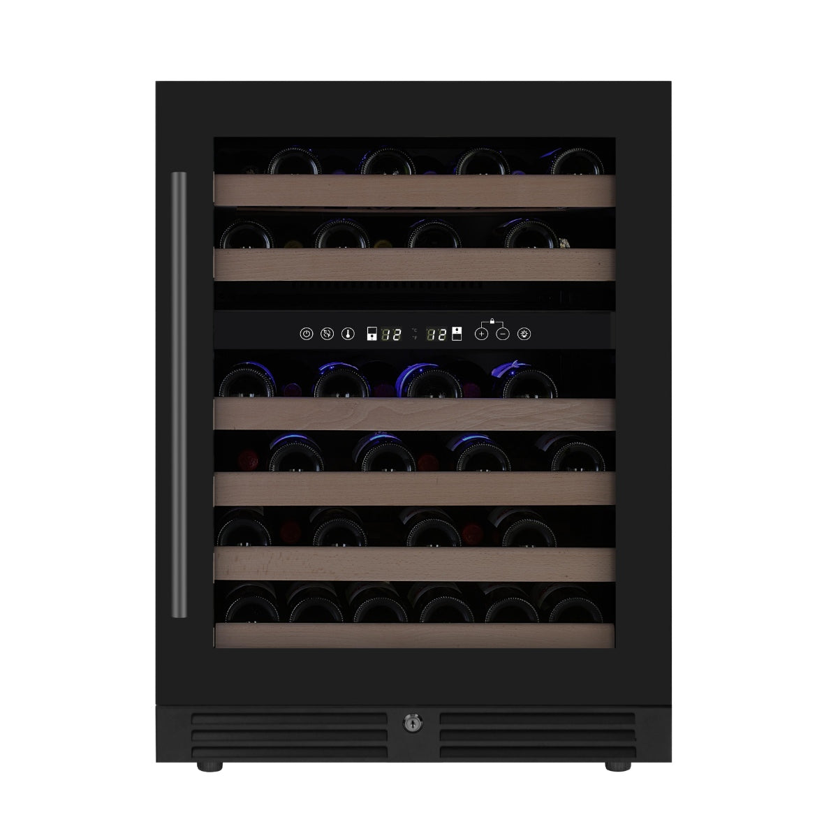 KingsBottle 24” Dual Zone Wine Cooler | Holds 46 Bottles | KBU145DX