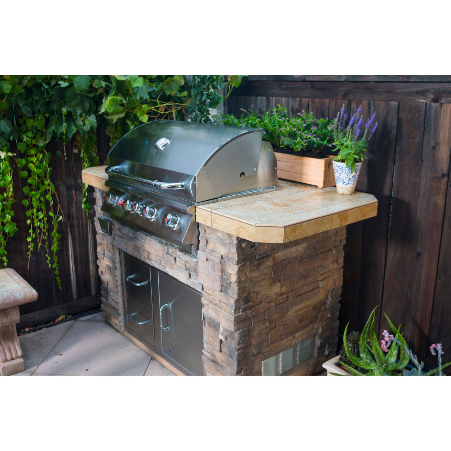 Bull Angus 30" Gas Grill | 4 Infrared Burners & Rotisserie Spit | Built-in or Freestanding on Cart
