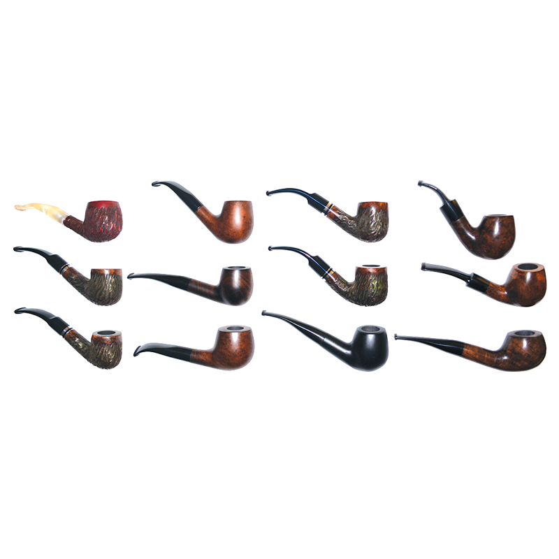 Hanseatic Traditional/Classic Pipes Set | Assortment of 12