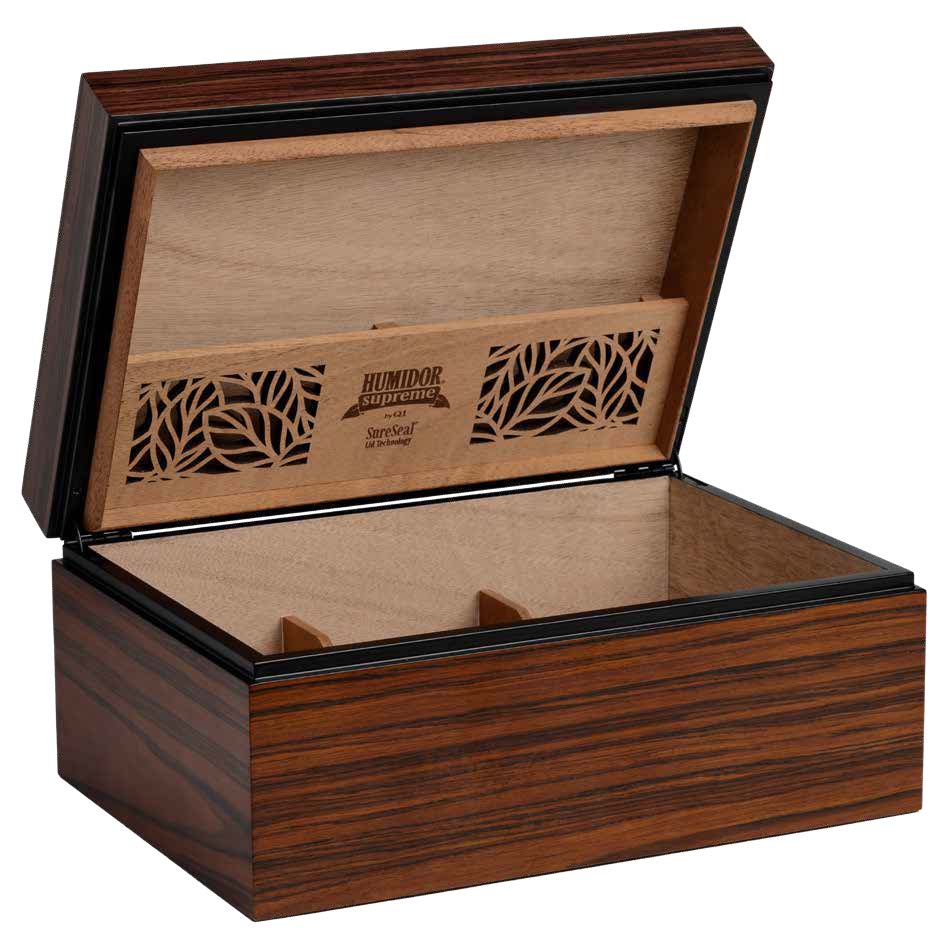 Dane Desktop Cigar Humidor | Holds 115 Cigars