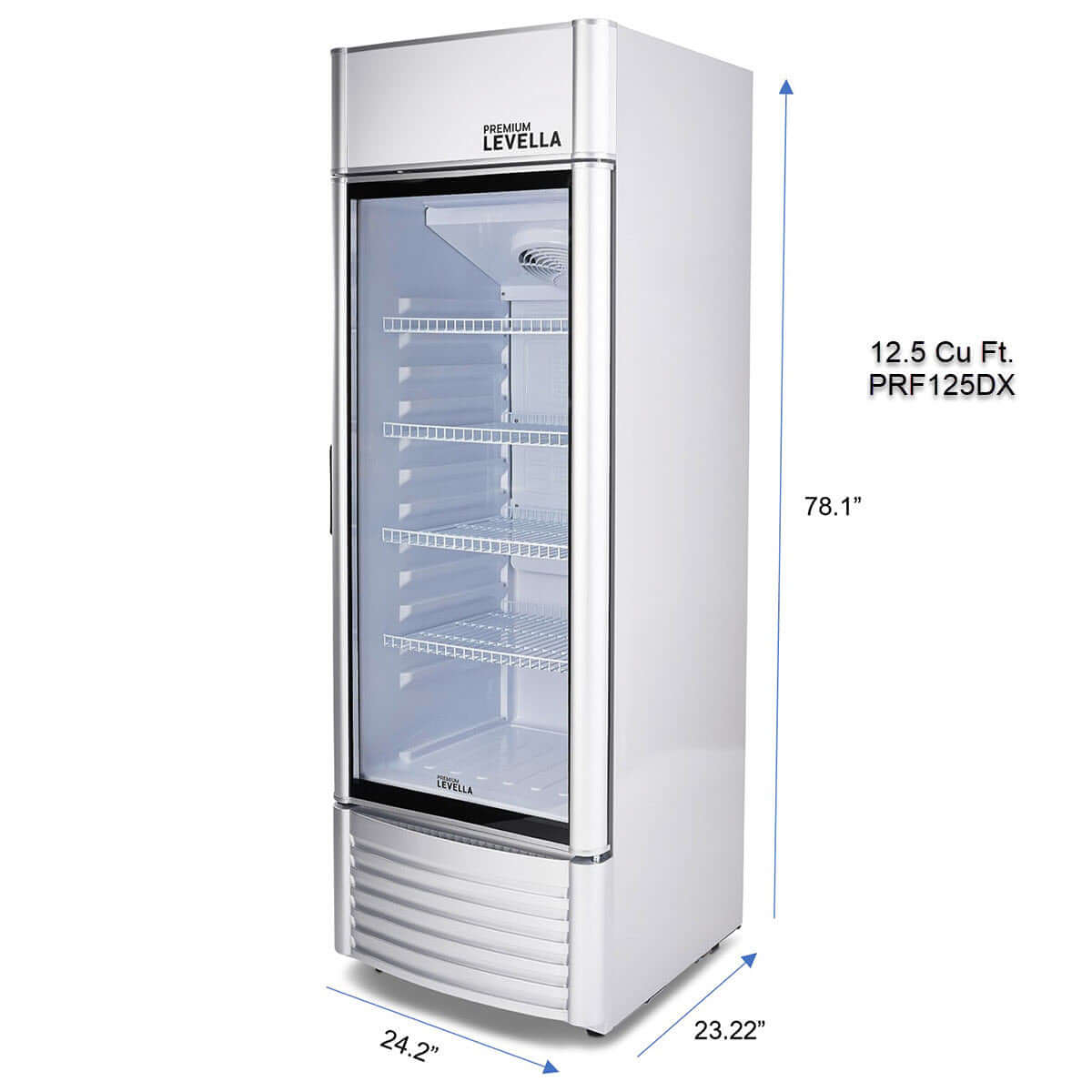 6.0 Cu Ft Display Refrigerator | Single Door | Silver Exterior Finish