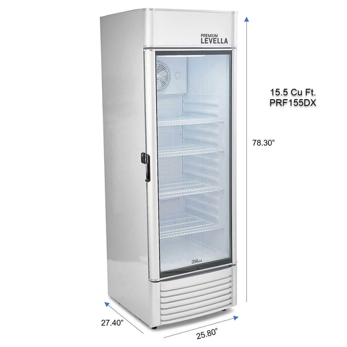 6.0 Cu Ft Display Refrigerator | Single Door | Silver Exterior Finish