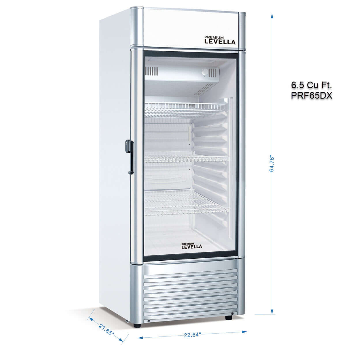 6.0 Cu Ft Display Refrigerator | Single Door | Silver Exterior Finish