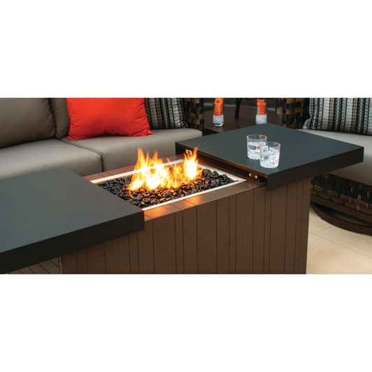 Plank & Hide™ 24" x 48" Rectangle Functional Fire Pit