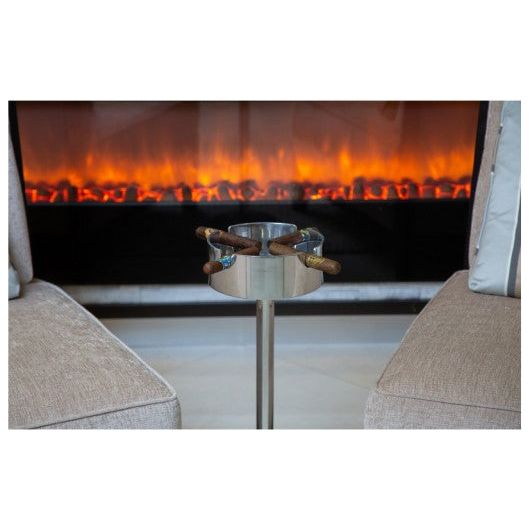 Smokin Ash Baltimore Cigar Ashtray - Polished Cast Aluminum