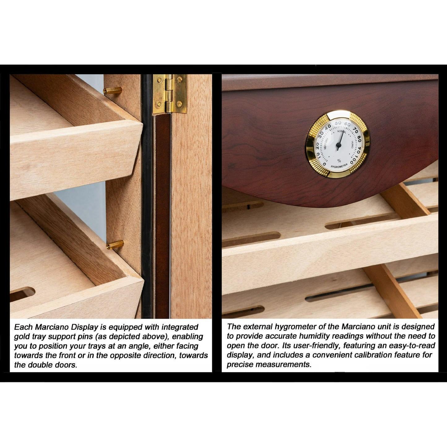 Marciano Commercial Humidor Cabinet | Holds 250 Cigars