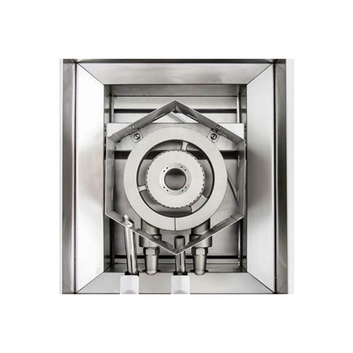 Blaze Built-In Power Burner with Lights, Wok Ring, and Lid