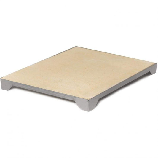 Blaze 15" Professional Ceramic Pizza Stone with Stainless Steel Tray