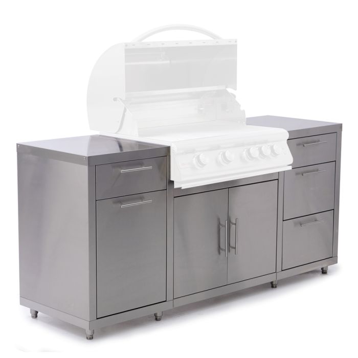 Blaze 6' Stainless Steel Island