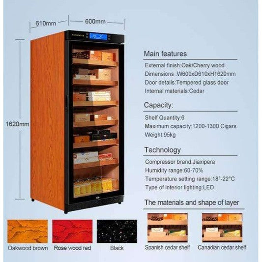 Raching C330A Electronic Humidor Cabinet | 1,300 Cigars