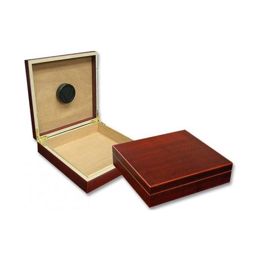 Chateau Small Cigar Humidor with Humidifier | Holds 20 Cigars