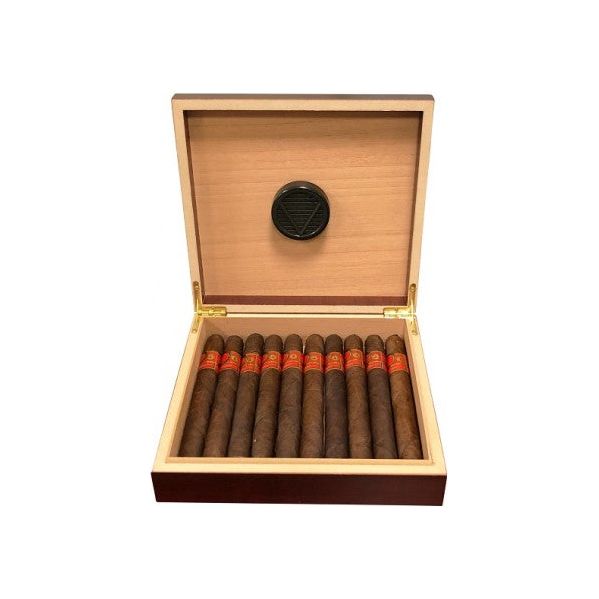 Chateau Small Cigar Humidor with Humidifier | Holds 20 Cigars