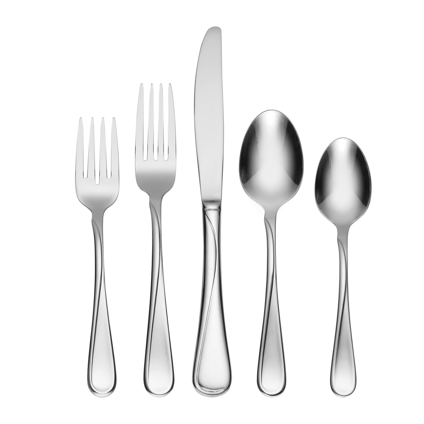 Oneida Flight 45 Piece Everyday Flatware Set, Service For 8